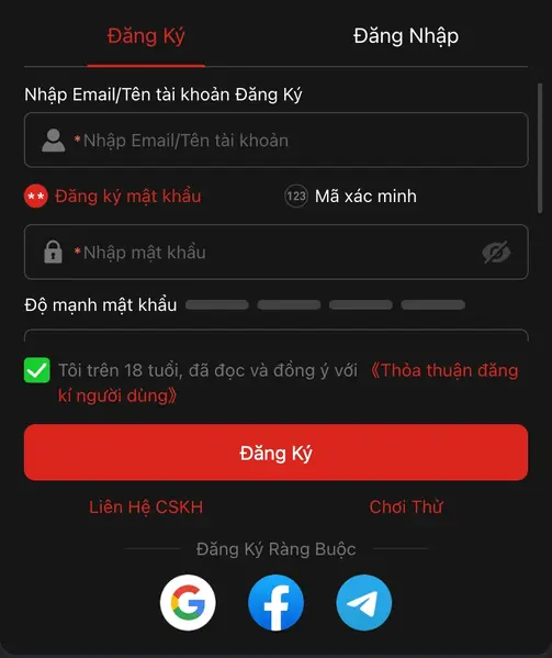 Đăng Ký 7777X Casino